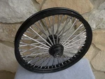 21X2.15" Black 48 Fat Spoke S/d Front Wheel Harley Fxst 2008-UP Fxdwg. Fixed Price $1339.99.