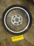 2000 Kawasaki KDX220R Oem Front Wheel Rim Tire Disc Brake Rotor. Fixed Price $225.00.