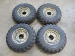 EB1151 2010 Kawasaki Teryx Fi Le Tires Wheels Set 12" Camo. Fixed Price $499.99.