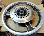 1985-1986 Kawasaki ZL900 Eliminator Front Wheel Assembly Brake Rotor Disk Rim. Fixed Price $13.99.