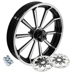 21X3.5 Front Wheel Rim Hub Rotors For Harley Street Glide Road King 1984-2008. Fixed Price $593.74.