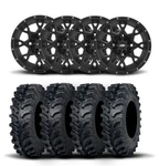Itp Hurricane 15" Matte Black Wheels And MT911 Tires 32X10-15. Fixed Price $1955.42.