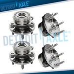 Front Rear Wheel Bearing & Hubs Assembly For Explorer Police Interceptor Utility. Fixed Price $196.34.