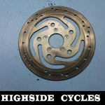 1127 04-06 Harley-davidson Sportster Left Front Wheel Rim Brake Rotor Disc. Fixed Price $14.00.