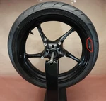 2004-2009 Yamaha FZ6-S FZ6S FZ600 Front Dunlop Tire Rim Wheel (bent). Fixed Price $169.49.