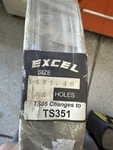 Excel Takasago Front Silver Mx Rim 14 1.40 - 32 Holes (BBS431). Fixed Price $78.00.