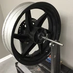 05-09 Hyosung GT650R Rear Wheel With Rotor 64150HN9100120 Straight. Fixed Price $140.00.