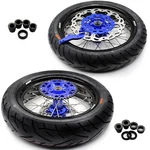 Kke 17" Supermoto Tires Wheels Fit Ktm Sxf Excf Xcw 125-530CC 2003-2026. Fixed Price $1049.00.