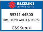 Suzuki Oem Part 55311-44B00 Rim,front Wheel (21X1.85). Fixed Price $459.77.