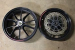2012 2015 Ducati Streetfighter Monster Front Rear Rims Wheels Rotor. Fixed Price $849.99.