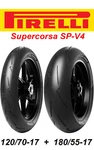 Pirelli Diablo Supercorsa SP-V4 Tire Set 120/70R17 + 180/55R17 Suzuki Gsx 750. Fixed Price $506.76.
