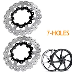 2PCS Floating Front Brake Rotor For Harley 09-23 Touring 7 Holes Agitator Wheel. Fixed Price $289.95.