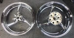 Suzuki Gsxr 600 750 2011+ Chrome Plated Factory Wheel Set - Outright Sale. Fixed Price $1399.99.