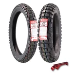 Kenda Big Block 100/90B19 Front & 130/80B17 Rear Tubeless Tire Set With Keychain. Fixed Price $221.52.