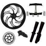 Assault Eclipse 23" Wheel Tire Single Side W/ Raked Triple Trees Lowers & Slider. Fixed Price $4199.95.