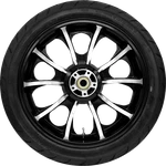 Coastal Moto Largo Rear Wheel With Dunlop AE2 Tire (18 Inch) - Black Cut. Fixed Price $1499.95.