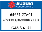 Suzuki Oem Part 64651-27A01 Absorber,shock Rear Hub. Fixed Price $10.63.