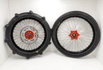 Ktm - Front Rear Excel Wheel Set W/ Sand Tires Orange 2006. Fixed Price $495.00.