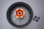 Orange Supermoto Spoked Rim/rear Wheel For Ktm Enduro 690/690R 2008-2017 5"X17". Fixed Price $574.65.