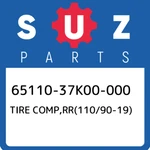 65110-37K00-000 Suzuki Tire COMP,RR(110/90-19) 6511037K00000, New Genuine Oem Pa. Fixed Price $375.89.