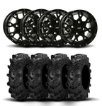 Itp Hurricane 14" Black Wheels And Cryptid Tires 30X10-14. Fixed Price $1916.81.