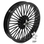 21X3.5 Fat Spoke Front Wheel For Harley Softail Fxstc Dyna Wide Glide Fxdwg Fxwg. Fixed Price $289.99.