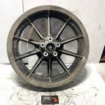 #1 91-99 Harley Touring 16X3 Oem Rear 10 Spoke Wheel Mag Black Read. Fixed Price $100.00.