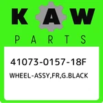 41073-0157-18F Kawasaki Wheel-assy,fr,g.black 41073015718F, New Genuine Oem Part. Fixed Price $1607.65.