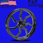 Black Chrome Harley Touring 21" Front Wheel Sniper *made The Usa*. Fixed Price $1499.00.