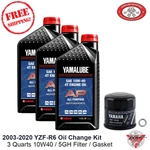 2003-2020 Yamaha Oil Change Kit YZF-R6 Filter & Crush Washer 10W40 Oem. Fixed Price $48.99.