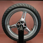07-12 2007 Yamaha Front Dunlop Tire Rim Wheel 120/70 ZR17 Bent. Fixed Price $245.49.
