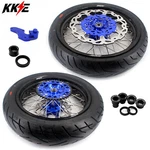 Kke 17" Wheels Tires For Yamaha 2003-2018 WR250F WR450F Supermoto Motard Rims. Fixed Price $1049.00.