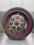 2001-2006 Honda F4I Front Wheel Tire Rim Bent Black 3 Spoke. Fixed Price $187.99.