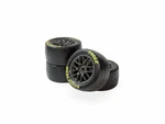 New Losi Goodyear Eagle Mounted Tires/wheels Medium 1/12 Nascar LOS1937. Fixed Price $22.29.