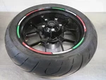 EB1040 2013 Aprilia Shiver 750 Rear Tire Rim Wheel. Fixed Price $299.99.