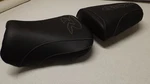 Front/rear Seat Covers Black Carbon Fiber Texture 04 05 Fit Suzuki GSX600R 750R. Fixed Price $85.00.