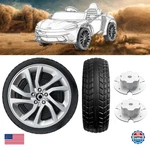 2PACK 26CM/10'' Eva Solid Compound Tires For Power Wheels Ride On Car Alligator. Fixed Price $78.10.