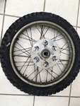 1975 - 1977 Honda Rear Wheel Tire Rim Hub. Fixed Price $85.00.