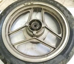 1990 Kawasaki Ninja 750 Rear Wheel Rim AO5. Fixed Price $55.99.