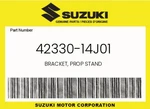 Suzuki Genuine Bracket, Prop Stand 42330-14J01. Fixed Price $179.03.