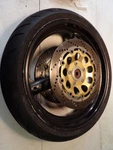 2002 Suzuki GSF600 Bandit Wheel, Front (17XMT3.50) (gray) 54111-03FA1-35W. Fixed Price $95.00.