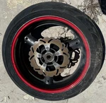 2001 Suzuki GSF1200 Rear Tire Rim Wheel Rotor Brake Bandit Back 180/55-17. Fixed Price $169.95.