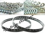 Honda CB125J Front-disc Rear-drum Wheel Rim 2PCS+ Spoke 72PCS (c). Fixed Price $135.00.