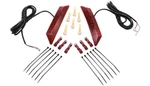 Show Chrome Rear/front Fender Marker Light Motorcycle Street Bike 41-412. Fixed Price $158.06.