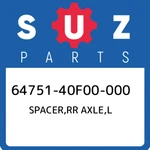 64751-40F00-000 Suzuki Spacer,rr Axle,l 6475140F00000, New Genuine Oem Part. Fixed Price $66.16.