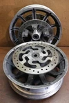 2015 Harley Electra Glide Standard Front & Rear Rim Wheel Set W/ Brake Rotors. Fixed Price $249.99.