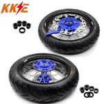 Kke 17'' Supermoto Wheels Tires Set Fit Ktm Exc Sx Xc-f Xcw 125-530CC 2003-2026. Fixed Price $1049.00.
