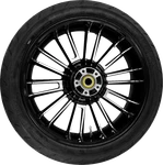 Coastal Moto Fits Atlantic Rear Wheel With Dunlop AE2 Tire (18") - Black Cut. Fixed Price $1499.95.
