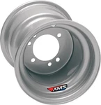 Ams Atv Rear Wheel 8X8.5 3.5+5 3/100, 4/100 Silver. Fixed Price $66.72.