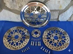 For Harley Flst, Softail Deluxe 2007-UP Mesh 66 Tooth Pulley Brake Rotor Kit. Fixed Price $349.97.